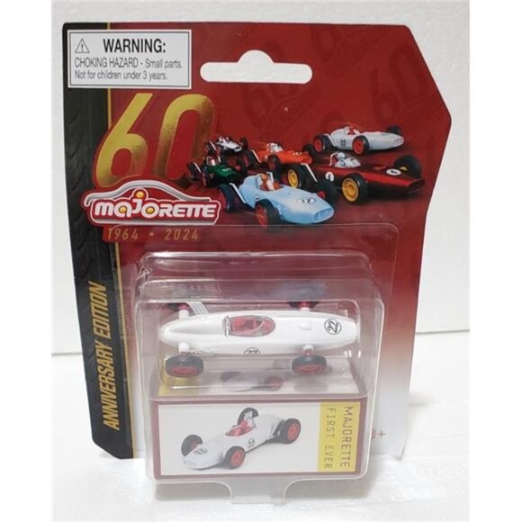 60th Anniversary Edition Majorette First Ever Diecast Car WHITE #22 Collectible - Picture 1 of 10